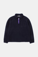 Sudadera UNCONVENTIONAL ZIP LOGO Navy