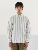 Camisa Nº5 Classic rayas Tostado y Azul