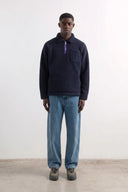 Sudadera UNCONVENTIONAL ZIP LOGO Navy