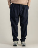 Pantalón DOUBLE PLEATS FLANNEL Navy