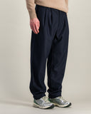 Pantalón DOUBLE PLEATS FLANNEL Navy