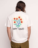 Camiseta HAPPY FLOWER Off White